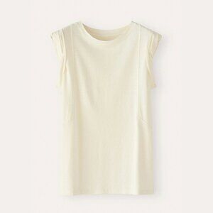 Poetry Cream Short Sleeve Tee